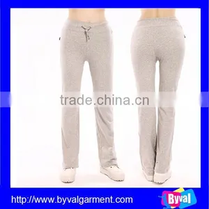 Girls Regular Fit Sports Long Pants Drawstring Waist Fitness Gym Pants thumbnail-4
