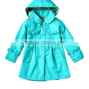 Zm50346b Autumn Kids Clothing Wholesale Pure Color Children Coat thumbnail-2