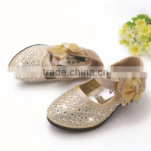 Zm50114b 2017 pu Leather Girls Sandal Shoes Wholesale Childer Shoe Wih Bowknot thumbnail-6