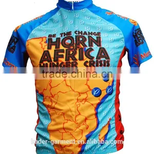 Biking Mens Short Sleeve Full Sublimation Print T-shirt Map &Slogan Sports Uniform thumbnail-1