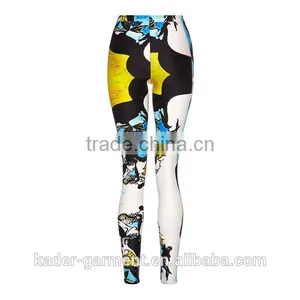 New Fitness Leggings Women Sublimation Print Leggings Digital Printed Leggings thumbnail-2