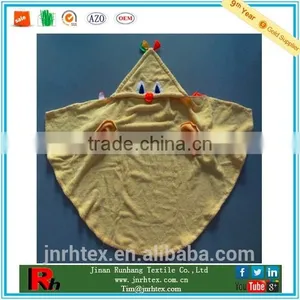 Custom Embroidered Bamboo Poncho Towel thumbnail-1