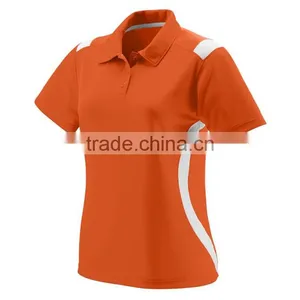 Fashion Design Wholesale 100% Polyester Dry Fit Sports Women Polo Shirts thumbnail-2