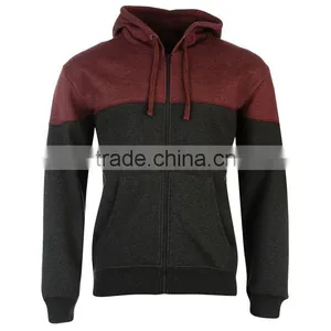Factory Custom Two Color Plain Cotton Hoodie thumbnail-5
