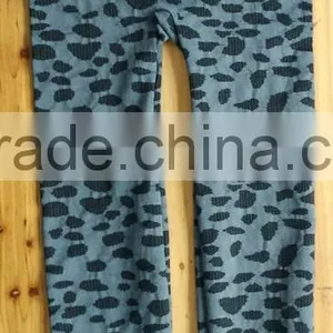 Ladies Seamless Leopard Print Spandex Pants thumbnail-2