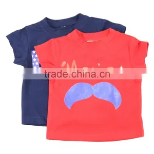High Quality Wholesale Colorful Baby Clothes/organic Baby Clothes/baby Girl Summer T-shirt thumbnail-1