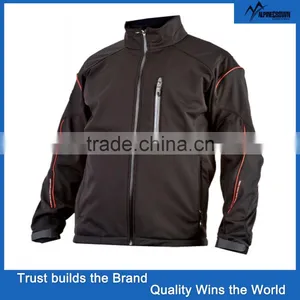 2016 Wholesale Black Men Softshell Jacket thumbnail-5