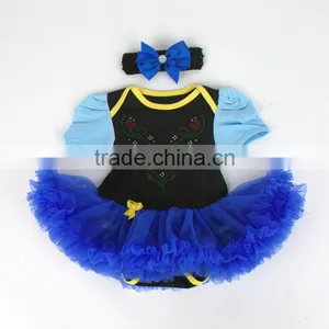 Wholesale Princess Anna Organic Cotton Baby Tutu Romper thumbnail-1