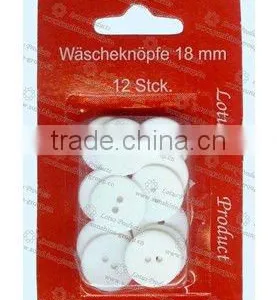 Eco Friendly Resin 4 Hole Shirt Button thumbnail-1