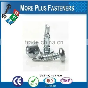 Made in Taiwan Stainless Steel Cross Recessed Pan Head Self Drilling Screw thumbnail-1