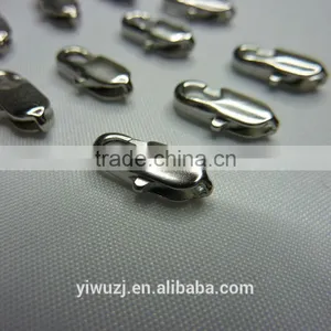 2014 Wholesale Silver Square Lobster Clasp Silver Lobster Clasp thumbnail-1