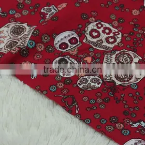 Hot Selling tc 45*45 110*76 Cvc Jersey Burn Out Custom Print Poplin Fabric Price thumbnail-6