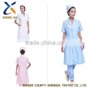 Durable Hospital White Design Nurse Uniform thumbnail-1