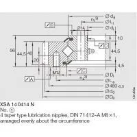 XSA 14 0744 N Crossed Roller Bearing/slewing Bearing thumbnail-1