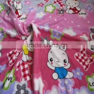 Printed Coral Fleece Fabric -for Blankets thumbnail-1