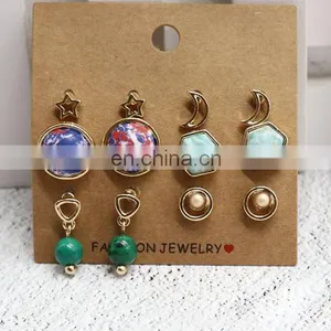 Moon and Star Earring Set thumbnail-1