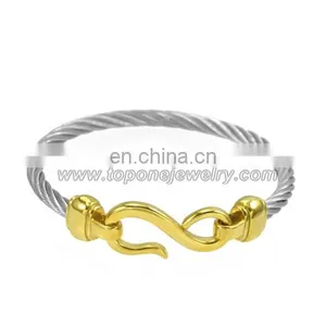 Cheap Wholesale Stainless Steel Infinity Women's Bangles Jewelry Gifts thumbnail-2