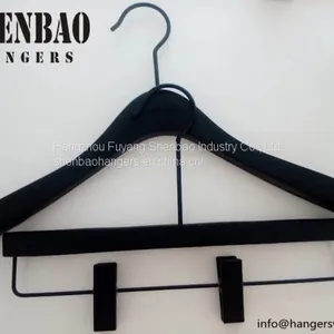 Zoom Birchen Wood Clothing Hangers High Quality Factory Price thumbnail-2
