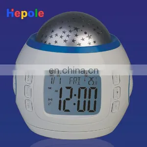 Shining Sky Lamp Music Alarm Clock Calendar UI1038 thumbnail-3