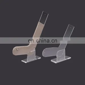 Transparent and High Quality Foot Type Acrylic Socks Display Holder thumbnail-1
