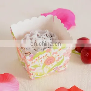 Custom Paper Cupcake Square Baking Cups thumbnail-2