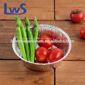 Round Aluminium Foil Baking Cups Disposable Cheesecake Pans thumbnail-2