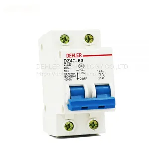 Dz47-63 C40 2p Air Switch Miniature Circuit Breaker Circuit Breaker Household Switch thumbnail-3