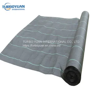 Woven Mulching Netting PE / PP Weed Barrier Cloth Mat thumbnail-1