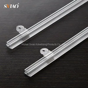 High Quality Snap Rails PVC Material Poster Hanger Clip For Poster Hanging With 26cm,40cm,45cm,55cm,60cm,80cm,100cm,120cm thumbnail-4