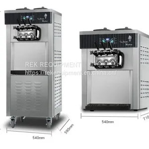 Commercial Floor Style Frozen Yogurt Soft Ice Cream Machine Whatapp/wechat 008613824555378 thumbnail-3