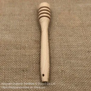 Wooden Honey Dippers,Made of Beech Wood thumbnail-2