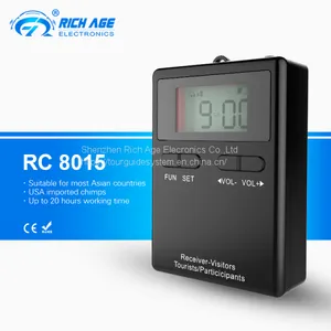 RC 8015 Hajj Wireless Tour Gudie System With Lanyard and Microphone & Earophone thumbnail-5