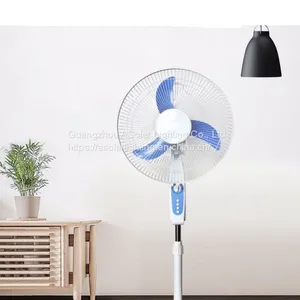 New Design Rechargeable Electrical Powered 12v dc Stand Solor Power Cooling Mini Fan thumbnail-2