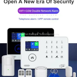 Easily Control WIFI+GSM/WIFI+WCDMA Home Alarm System Standby Battery 24h Home Alarm System thumbnail-1