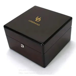 Custom Luxury Printed Logo Cheap Wood Watch Box With High Quality Packaging Box thumbnail-3