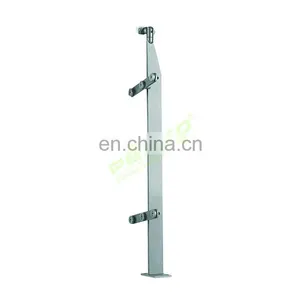 New Design Balcony Stainless Steel Railing Post Glass Balustrade Fittings Supplier In China thumbnail-5