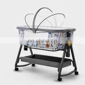 Multifunction Baby Crib Portable Bedside Sleeper Foldable Lightweight Bassinet thumbnail-3