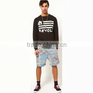 Round Neck Pullover Men Sweatshirt 2014 thumbnail-3