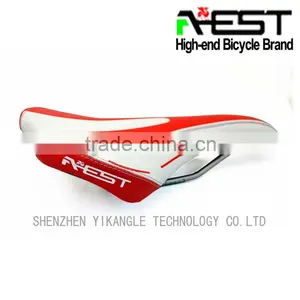 Long Rides Leather Comfortable Bike Saddle thumbnail-1