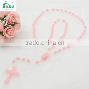 Lead Free&Nickel Free Plastic Cross Necklace Catholic Rosary Best Selling thumbnail-2