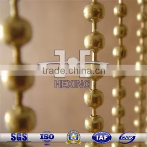 6mm Coated Beautiful Metal Bead Curtain Decorative Mesh thumbnail-1