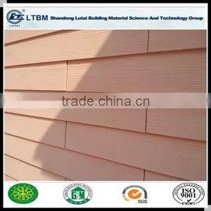Exterior Wall of Villa or Apartment Class-A1 Fire-proof Wood Grain Siding Panel for Buliding & Decoration Material thumbnail-6