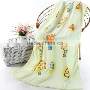 2015 New Style Quick Dry Super Soft Cartoon Mushroom Design Cotton Baby Bath Towel thumbnail-1