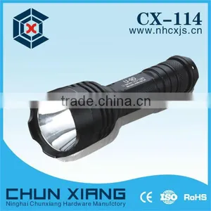 NINGBO CX-114 Rechargeable CREE Q3/Q5aluminium High Brightness LED Flashlight Torch thumbnail-1