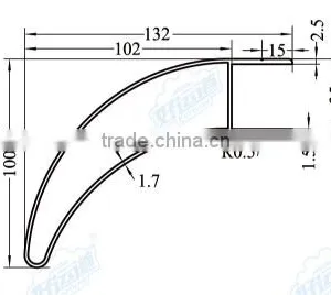 08416 Refrigerated Truck Body Flooring / Aluminum Truck Floor thumbnail-2