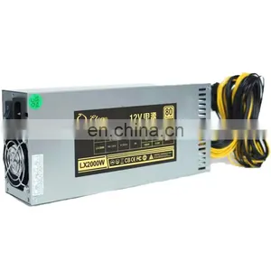 Desktop Psu 2000w Low Noise Power Suppliers Power Supply Modular 10x6pin Efficiency Device thumbnail-2