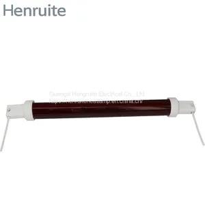 Ruby Red Infrared Heat Lamp Infrared Short Wave Lamp 1100w 525mn for Painting Drying Heater#irlamp thumbnail-4