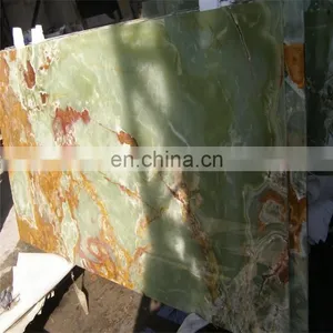 Hot Sale Low Price Afghan Green Onyx Transparent Yellow Onyx Stone thumbnail-1