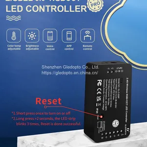Gledopto New RGB+CCT LED Strip Controller/Receiver Light Dimmer and RGB+CCT Colors Adjustment thumbnail-3