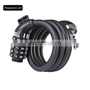 Bicycle Lock Anti-theft Mountain Bike Password Lock Steel Cable Lock Bicycle Riding Accessories General Electric Bicycle thumbnail-5